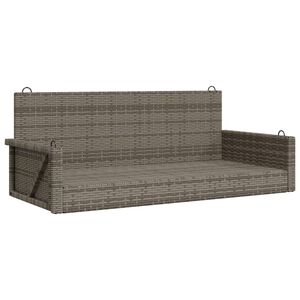 vidaXL sz&uuml;rke polyrattan hintapad 119x56x48 cm