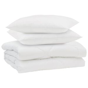 vidaXL Ny&aacute;ri Takarm&aacute;ny p&aacute;rn&aacute;val 3 pcs Feh&eacute;r Mikrosz&aacute;las