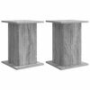 vidaXL N&ouml;v&eacute;ny&aacute;llv&aacute;ny 2 db Sz&uuml;rke Sonoma 30,5 x 30 x 43 cm Szerelt Fa