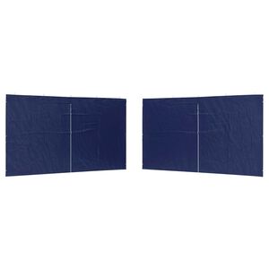vidaXL Parti s&aacute;tor oldalfal 2 db 400 x 195 cm K&eacute;k PE &eacute;s ac&eacute;l