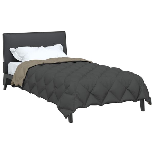 vidaXL T&eacute;li takar&oacute; Vil&aacute;gossz&uuml;rke &eacute;s antracit 220 x 135 cm Mikrosz&aacute;l