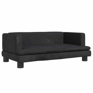 vidaXL fekete b&aacute;rsony kutya&aacute;gy 80 x 45 x 30 cm