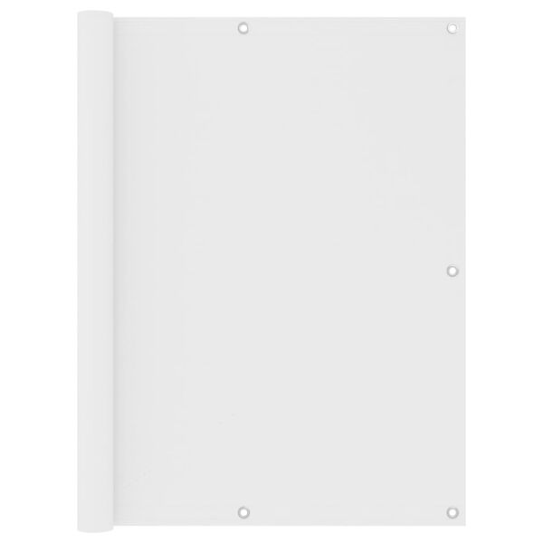 vidaXL fehér oxford-szövet erkélyparaván 120 x 600 cm