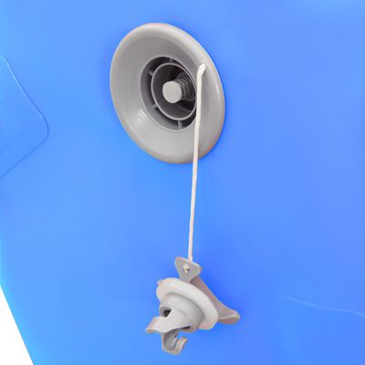 vidaXL kék PVC felfújható tornahenger pumpával 120 x 75 cm