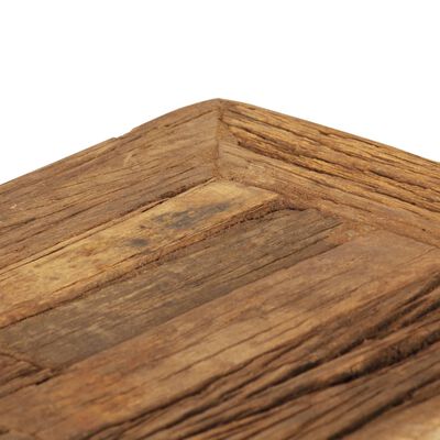 vidaXL tömör újrahasznosított fa dohányzóasztal 70 x 70 x 30 cm