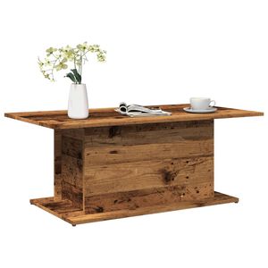 vidaXL antik fa sz&iacute;nű szerelt fa doh&aacute;nyz&oacute;asztal 102 x 55,5 x 40 cm
