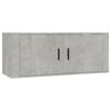 vidaXL betonsz&uuml;rke fali TV-szekr&eacute;ny 100x34,5x40 cm
