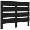 vidaXL fekete t&ouml;m&ouml;r fenyőfa fejt&aacute;mla 100 x 3 x 80 cm