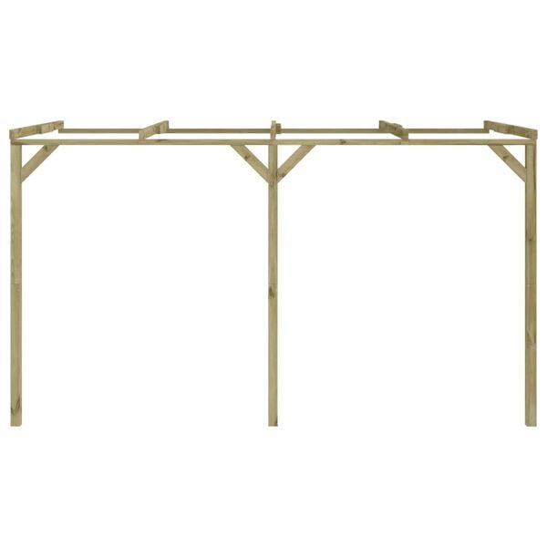 vidaXL fa fali pergola 2 x 4 x 2,2 m