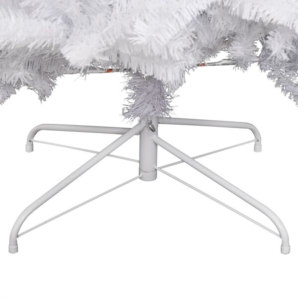 vidaXL csuklópántos műkarácsonyfa hóval 210 cm