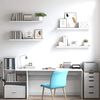 vidaXL 4 db t&ouml;lgysz&iacute;nű &eacute;s feh&eacute;r MDF lebegő fali polc 80x23,5x3,8 cm