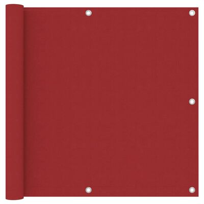 vidaXL piros oxford-szövet erkélyparaván 90 x 400 cm