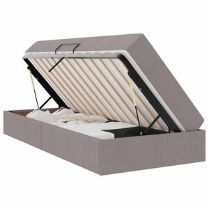 vidaXL &Aacute;gy t&aacute;rol&oacute;val &eacute;s matraccal T&oacute;psz&iacute;nű 90 x 200 cm Poli&eacute;szter