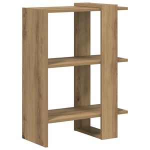 vidaXL K&ouml;nyvespolc 2 szintes 52 x 25 x 71,5 cm Szerelt Fa