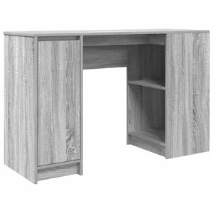 vidaXL sz&uuml;rke sonoma sz&iacute;nű szerelt fa &iacute;r&oacute;asztal 120x42x76 cm