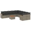 vidaXL Patio Sofa Set 10-szem&eacute;lyes Grey