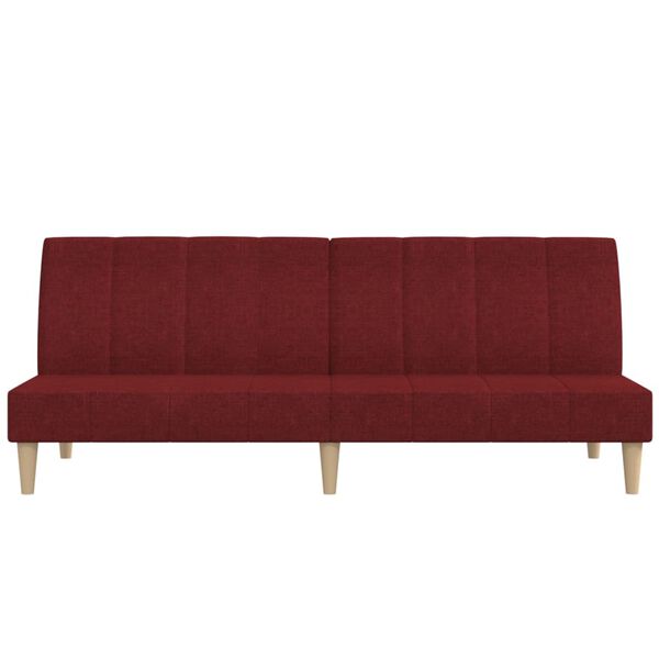 vidaXL k&eacute;tszem&eacute;lyes bord&oacute; sz&ouml;vet kanap&eacute;&aacute;gy