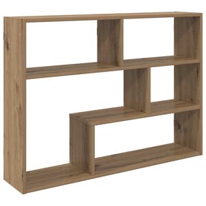 vidaXL Falpolc Falra szerelhető K&eacute;zműves T&ouml;lgy 95 x 20 x 69,5 cm