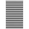 vidaXL zebraf&uuml;gg&ouml;nnyel fekete sz&ouml;vetsz&eacute;less&eacute;g 140,9 cm poli&eacute;szter