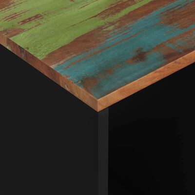 vidaXL tömör újrahasznosított és szerelt fa kisasztal 40 x 31 x 46 cm