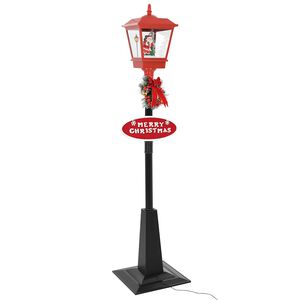 vidaXL kar&aacute;csonyi utcai l&aacute;mpa Mikul&aacute;ssal LED 180 cm
