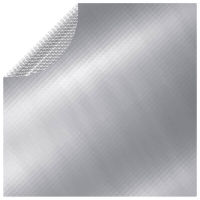 vidaXL ezüst polietilén medencetakaró 381 cm