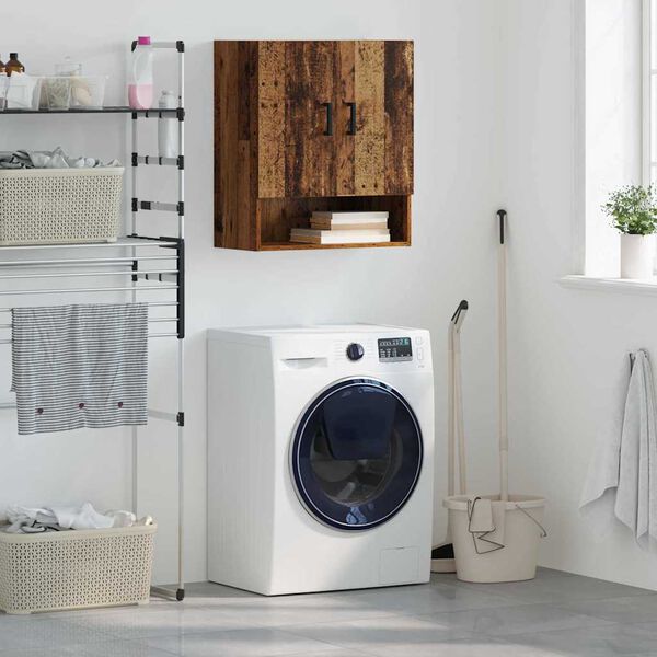 vidaXL Fali Szekr&eacute;ny Falra szerelhető &Ouml;reg fa 60 x 31 x 70 cm Faanyag