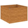 vidaXL corten ac&eacute;l kerti magas&aacute;gy&aacute;s 100x100x69 cm