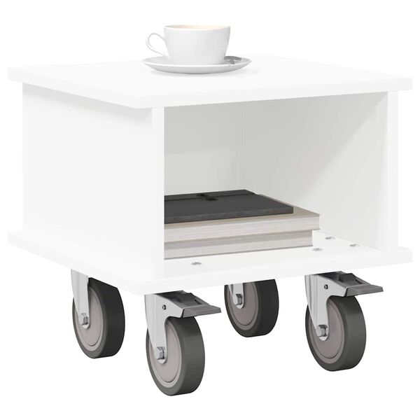 vidaXL TV &aacute;llv&aacute;ny Feh&eacute;r 37 x 35 x 35 cm Faanyag