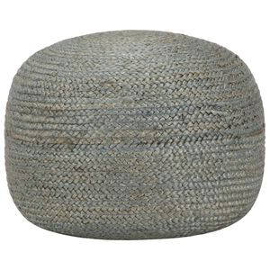 vidaXL k&eacute;zzel k&eacute;sz&uuml;lt ol&iacute;vaz&ouml;ld juta puff 45 x 30 cm