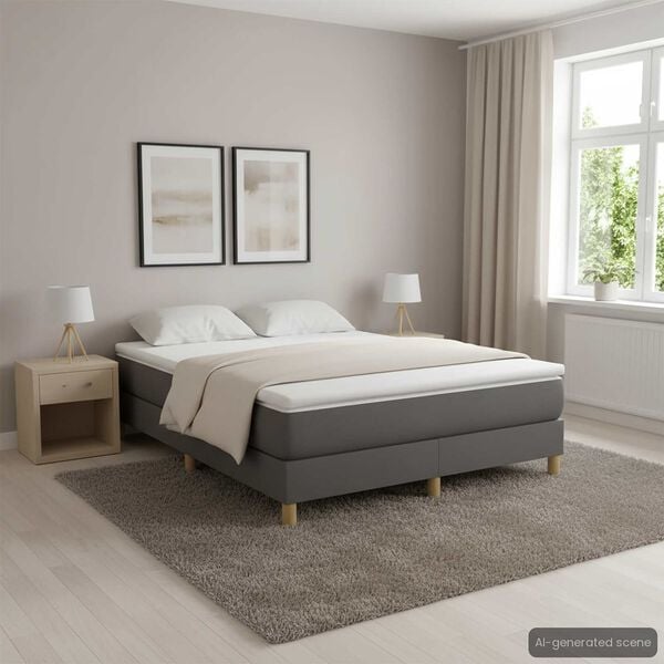 vidaXL s&ouml;t&eacute;tsz&uuml;rke sz&ouml;vet rug&oacute;s &aacute;gykeret 140x200 cm