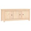 vidaXL t&ouml;m&ouml;r fenyőfa cipősszekr&eacute;ny 110 x 38 x 45,5 cm