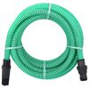 vidaXL z&ouml;ld PVC sz&iacute;v&oacute;t&ouml;mlő PVC csatlakoz&oacute;kkal 1" 4 m