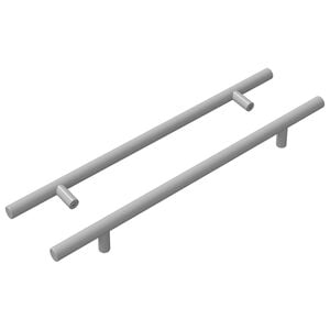 vidaXL Szekr&eacute;ny Foganty&uacute; 2 db Ez&uuml;st 300 mm Rozsdamentes ac&eacute;l