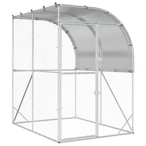 vidaXL Ty&uacute;kh&aacute;z Ez&uuml;st 200 x 200 x 215 cm Horganyzott Ac&eacute;l