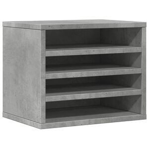 vidaXL betonsz&uuml;rke szerelt fa asztali szervező 36 x 26 x 29,5 cm
