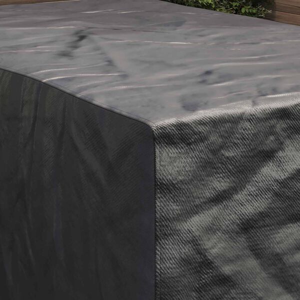 vidaXL B&uacute;tor takar&oacute; Egysz&iacute;nű Fekete 143 x 225 x 90 cm 210D