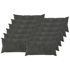 vidaXL P&aacute;rna huzat 12 pcs HEERLEN Antracitsz&uuml;rke 40 x 80 cm