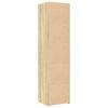vidaXL sonoma t&ouml;lgy sz&iacute;nű szerelt fa magasszekr&eacute;ny 45 x 42,5 x 185 cm