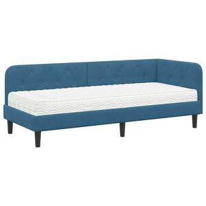 vidaXL Sarok&aacute;gy keret K&eacute;k 80 x 200 cm B&aacute;rsony