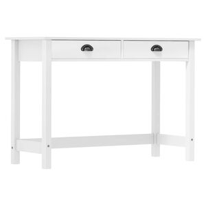 vidaXL Hill 2 fi&oacute;kos t&ouml;m&ouml;r fenyőfa t&aacute;lal&oacute;asztal 110 x 45 x 74 cm