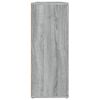 vidaXL szürke sonoma színű szerelt fa tálalószekrény 91x29,5x75 cm