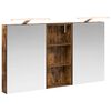 vidaXL F&uuml;rdőszobai Szekr&eacute;ny Szett 3 db 110 x 10,5 x 60,5 cm Szerelt fa