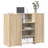 vidaXL recepci&oacute;s pult sonoma t&ouml;lgy 135x50x103,5 cm szerelt fa