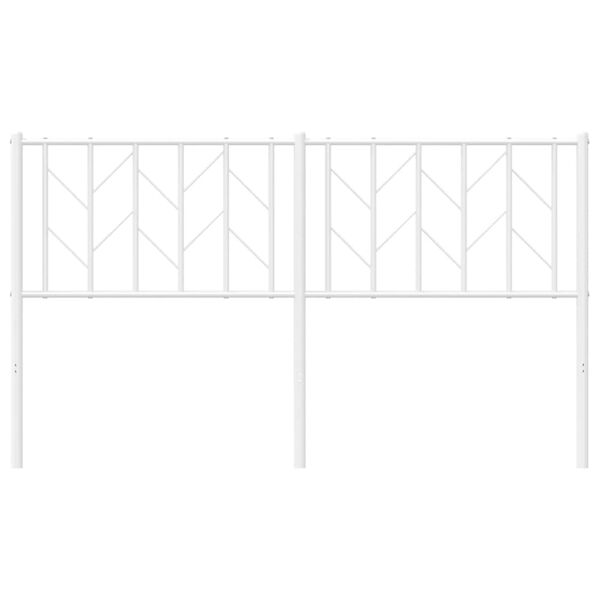 vidaXL fehér fém fejtámla 150 cm