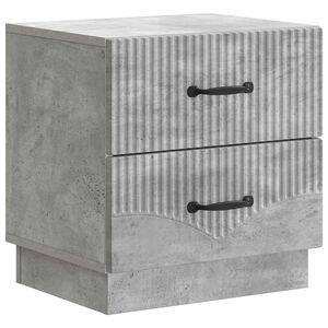 vidaXL &Eacute;jjeliszekr&eacute;ny Betonsz&uuml;rke 43 x 34,5 x 44,5 cm Szerelt Fa