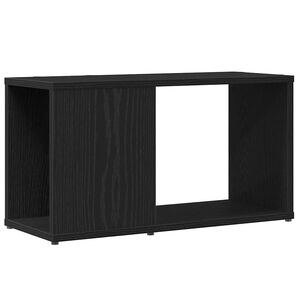 vidaXL fekete t&ouml;lgy sz&iacute;nű szerelt fa TV-szekr&eacute;ny 60x24x32 cm