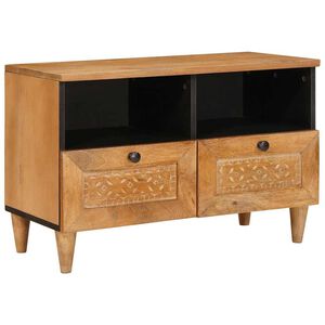 vidaXL TV egys&eacute;gek fi&oacute;kkal Vil&aacute;gos Barna 70 x 33 x 46 cm Faanyag