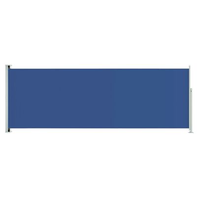 vidaXL kék behúzható oldalsó terasznapellenző 220 x 600 cm