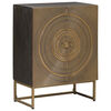 vidaXL Sz&eacute;f Bronz 53,5 x 30 x 70 cm T&ouml;m&ouml;r Mang&oacute;fa &eacute;s Műszaki Fa